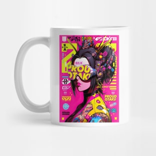 CYBERPUNK GEISHA | Futuristic Anime Cyber Hyperpop | PROUD OTAKU Mug